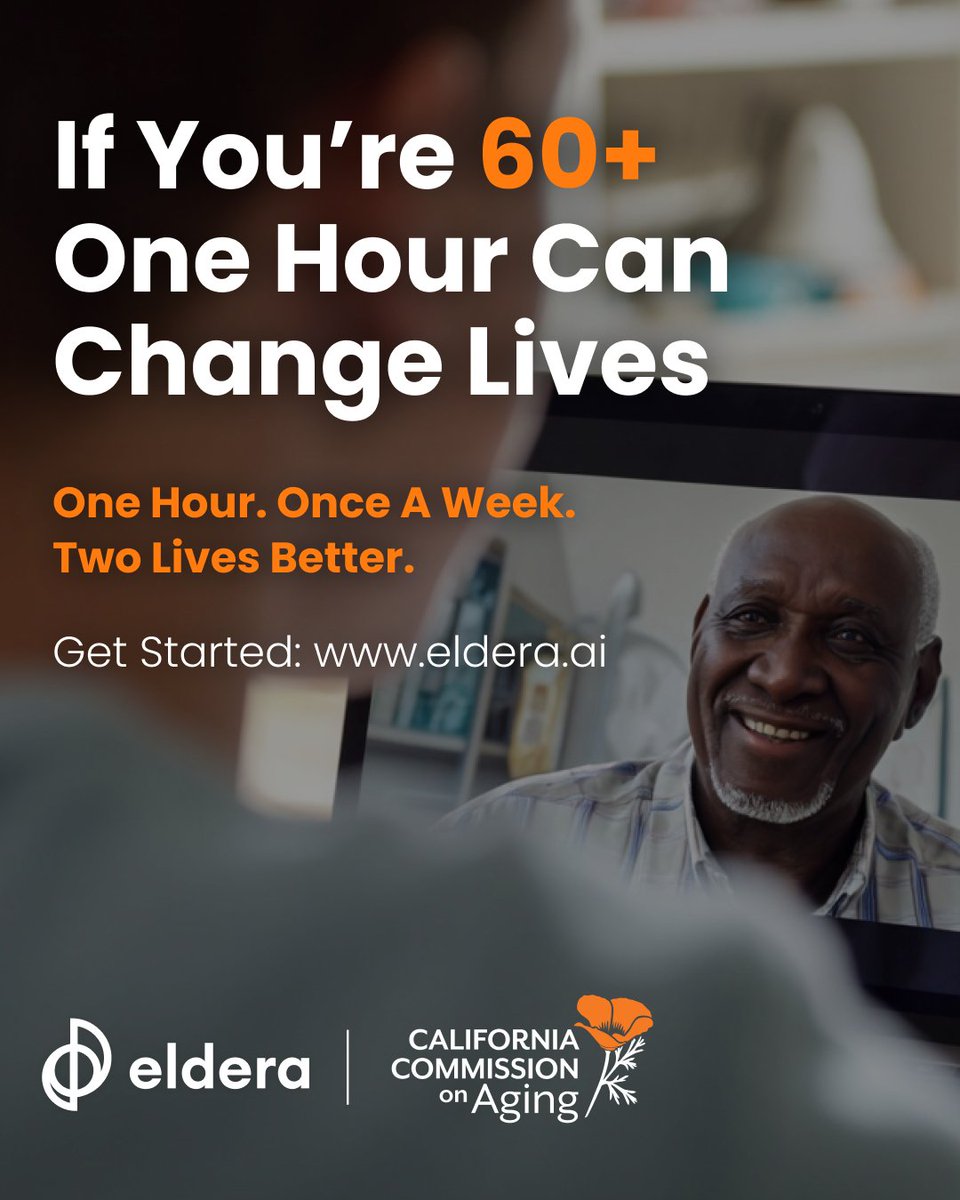 Join thousands of adults 60+ who turn their patience, kindness, and life experience into the support a young person needs, because one hour a week can make two lives better, yours included.
Get Started In 3 Easy Steps eldera.ai