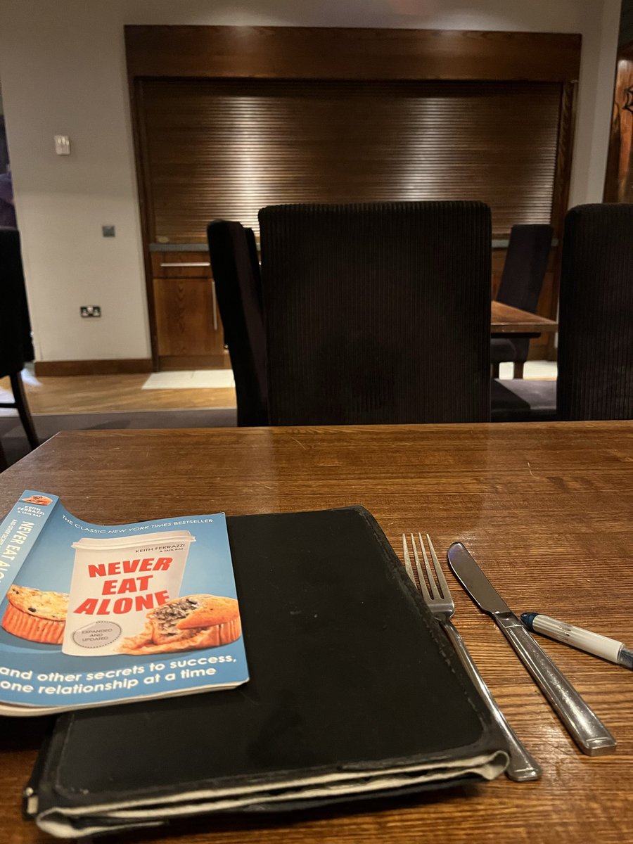 There’s a profound irony to tonight’s choice of reading and its context. 🍽️ 🤣