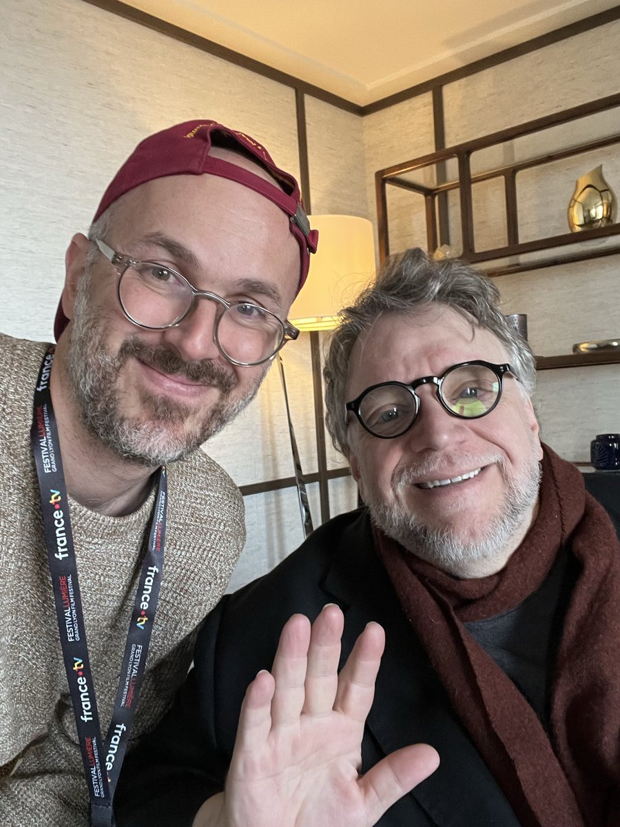 MehdiOmais's tweet image. Toujours un plaisir de passer un instant avec Guillermo Del Toro. 🫶🏻