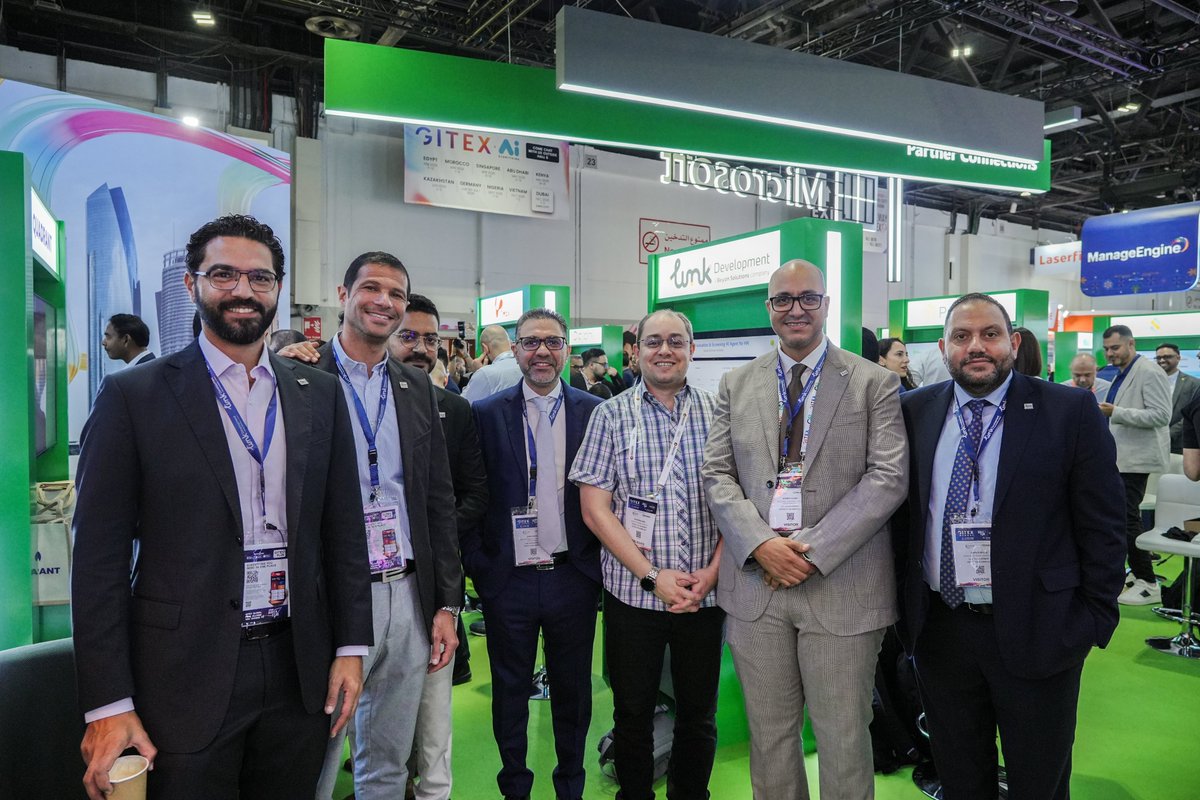 linkdevelopment's tweet image. We've reached the midpoint, and Day 3 of GITEX 2025 reminded us why we do this work.
Today was about stories. Real organizations sharing real challenges, and our team at the Microsoft Hub H7-A20 and Beyon Pavilion H20-C15, showcasing everything from AI-powered platforms to…