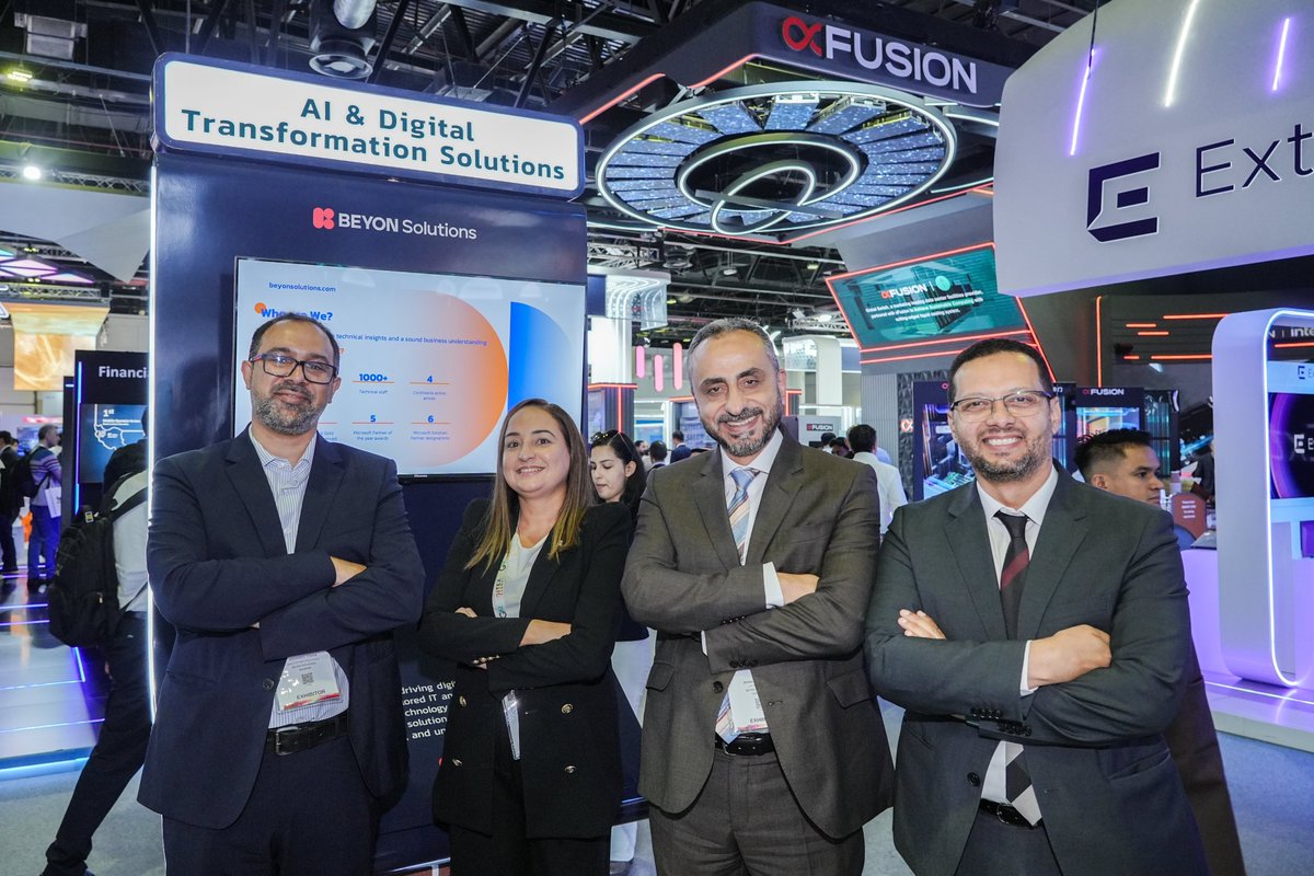 linkdevelopment's tweet image. We've reached the midpoint, and Day 3 of GITEX 2025 reminded us why we do this work.
Today was about stories. Real organizations sharing real challenges, and our team at the Microsoft Hub H7-A20 and Beyon Pavilion H20-C15, showcasing everything from AI-powered platforms to…