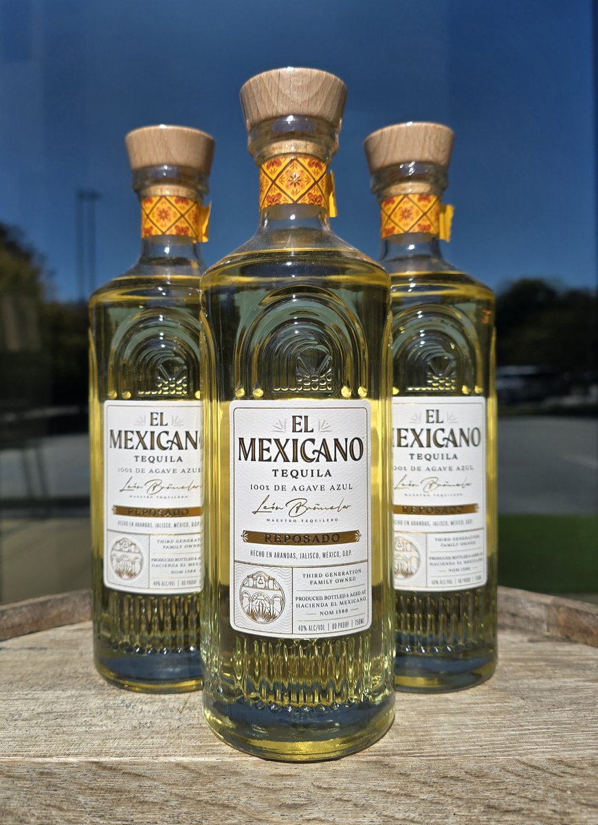 TheBottleShopga's tweet image. El Mexicano
Reposado tequila
Made in a highly acclaimed, family owned and operated distillery. Built by the Bañuelos family to create high quality tequila with nothing added but three generations of expertise.
#tequila #reposado #additivefree