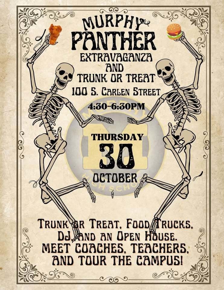 Join us for Trunk or Treat October 30th!