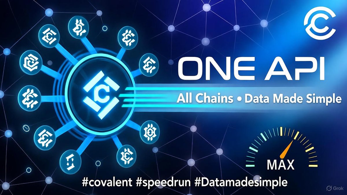 Web3Fortune1's tweet image. One API. All chains. Data made simple
#covalent
#speedrun
#Datamadesimple