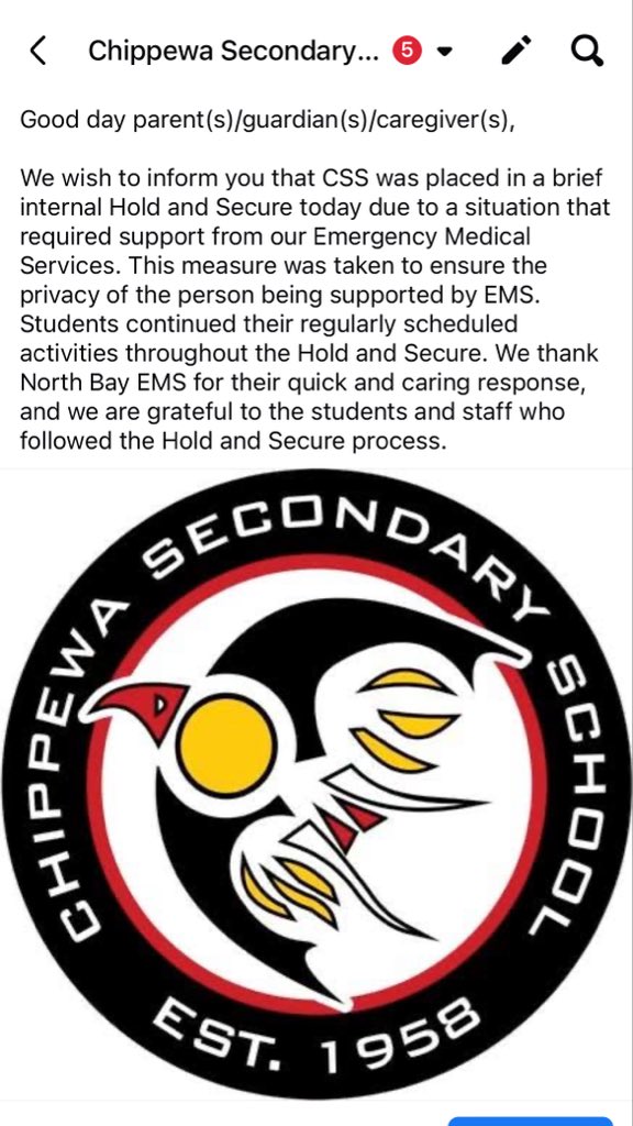 A message from Principal KTP.