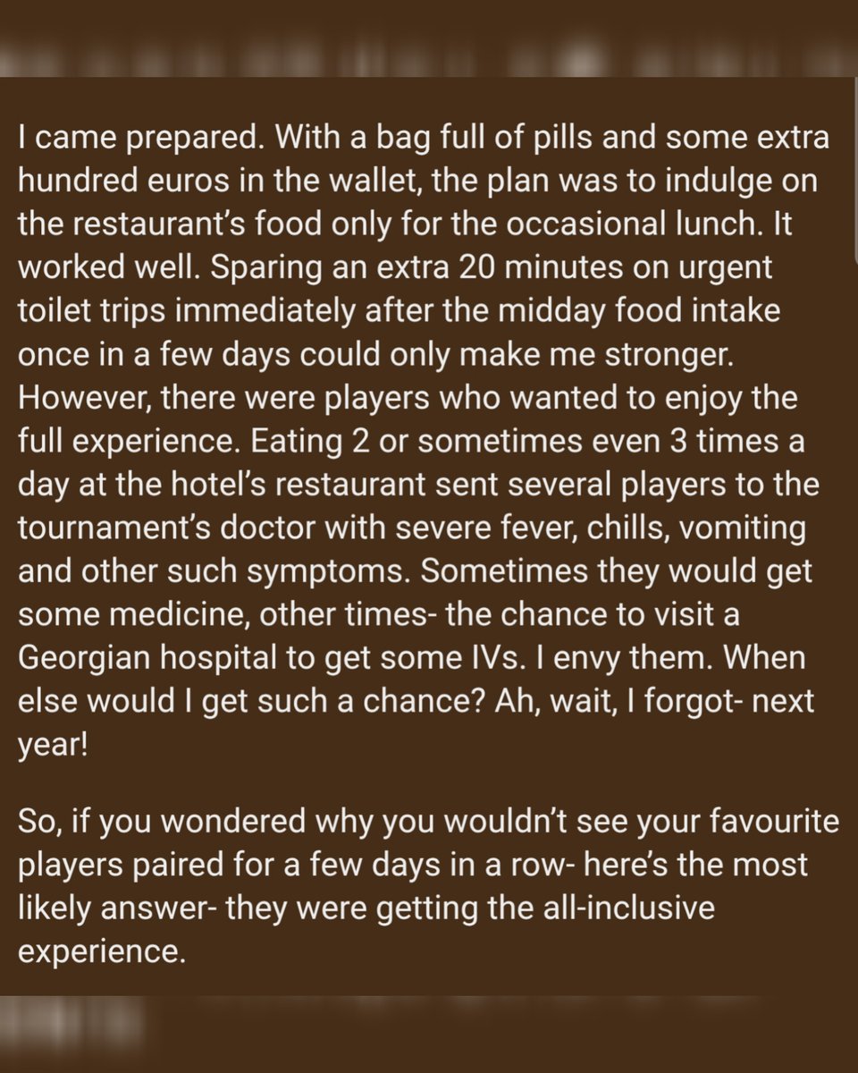 Chess__News's tweet image. Кое-что о женских турнирах @FIDE_chess и @ECUonline в Батуми.
Интересно не то, что об этом написала шахматистка; интересно то, что все остальные предпочитают молчать.