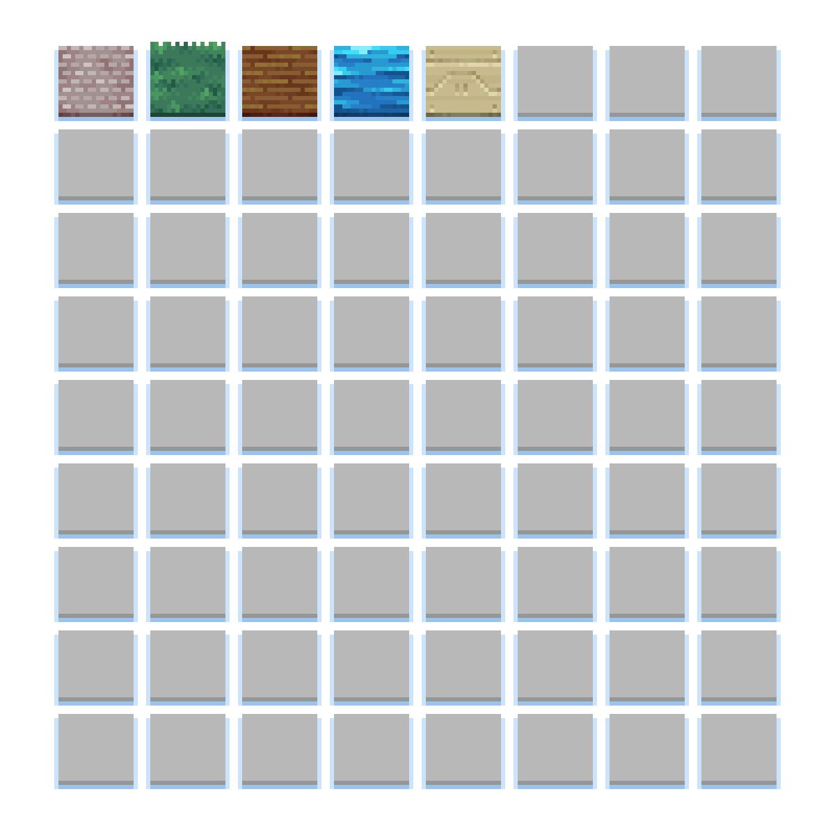 BigShinyPearl's tweet photo. Made 5 out of 72 Looped Tiles! What textures should I do next?
#Loopables #Pixelart #Aseprite https://t.co/DgPIsdMqtx