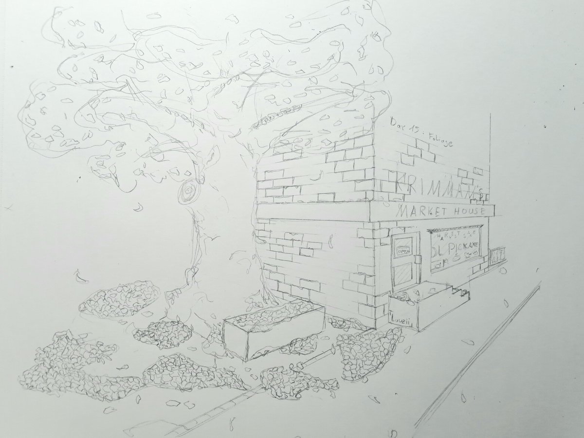 Luuzii2's tweet photo. #Drawlloween Day 14 - Foliage
Smth small for today
#NightInTheWoods https://t.co/5DYON26ByX