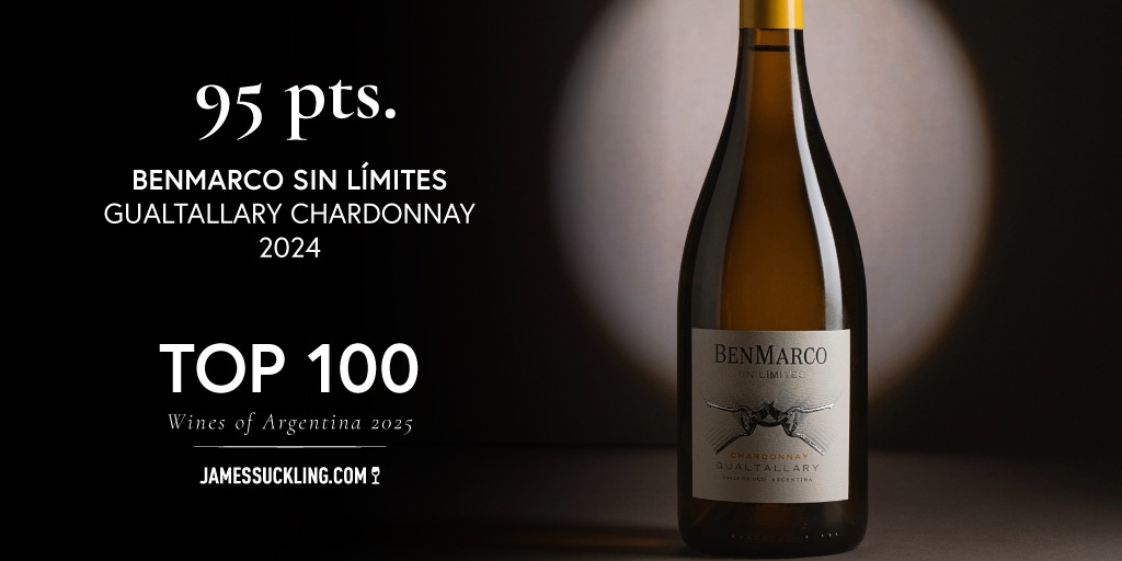 Dos de nuestros vinos fueron destacados en el Top 100 Wines of Argentina 2025 por <a href="/JamesSuckling/">James Suckling</a>.

Un reconocimiento que celebra el trabajo, la pasión y la búsqueda constante de calidad en cada vino.

#SusanaBalbo #BenMarco #Nosotros #JamesSuckling #Top100WinesOfArgentina2025
