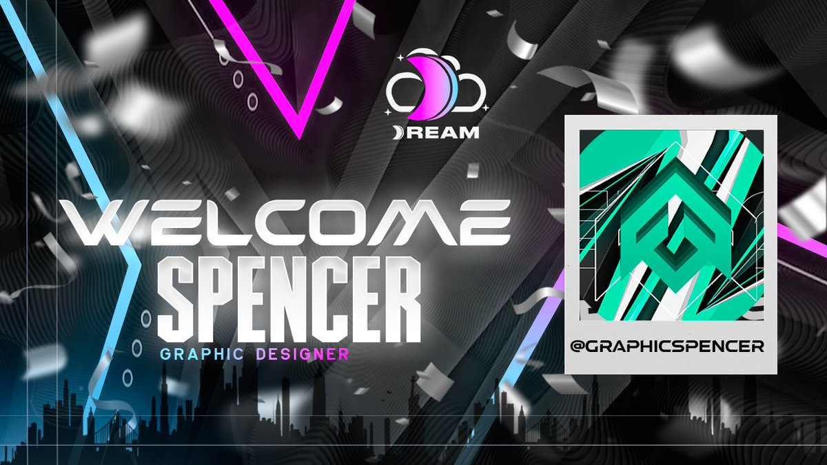 Dream Esports would like to introduce one of our newest members to our GFX Team <a href="/GraphicSpencer/">Spencer❁</a> 

He has given us some good-looking work and there will be more to come out of him as we continue to move forward!! Make sure to go and show him some love below👇👇
#StayDreaming