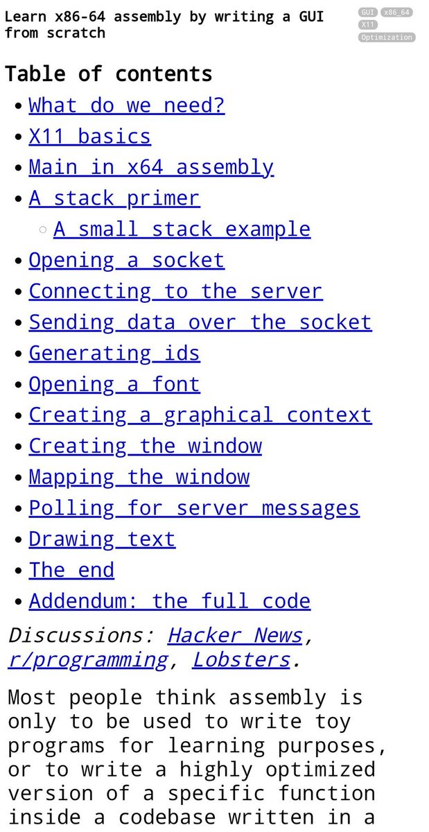Aadriksh's tweet image. Master x86-64 Assembly by Building a GUI from Scratch: The Ultimate Hands-On Learning Experience!