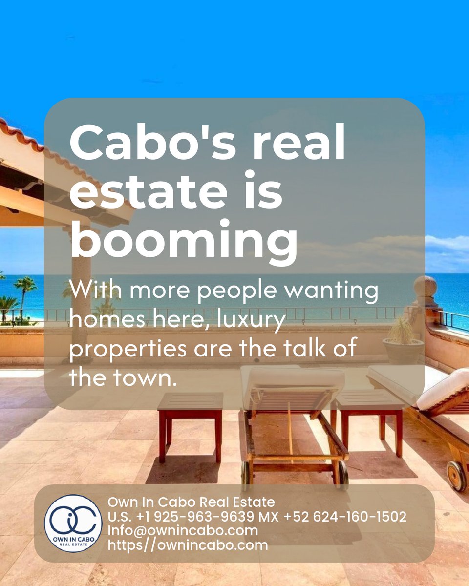 Own In Cabo Real Estate tweet media