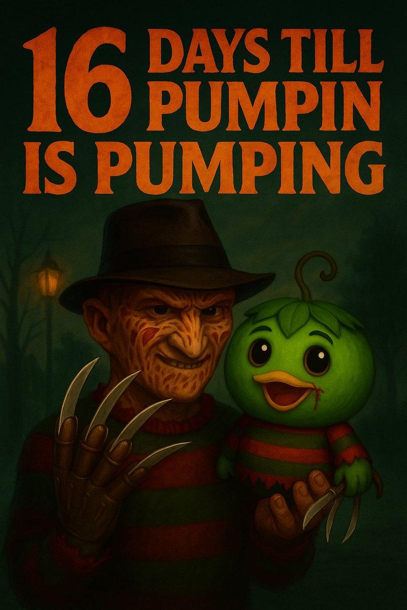 PumpinPF's tweet photo. 16 days till Halloween!

Freddy is gonna haunt your dreams if you don’t buy pumpin 

5XZ4aN62DJpUCvy2Zay127VeQtLG4Zfzo1dYonZ8pump https://t.co/yjY92pxhud