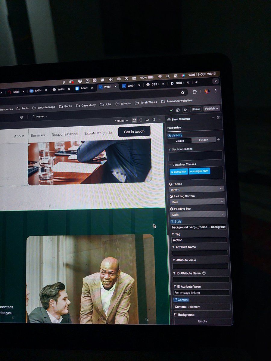 edanjumbo's tweet image. Building a website on Webflow while using components is sometimes tricky
Do you build using Client first or Lumos? If neither, do you use another framework
#webflow #webdesigner #webdeveloper