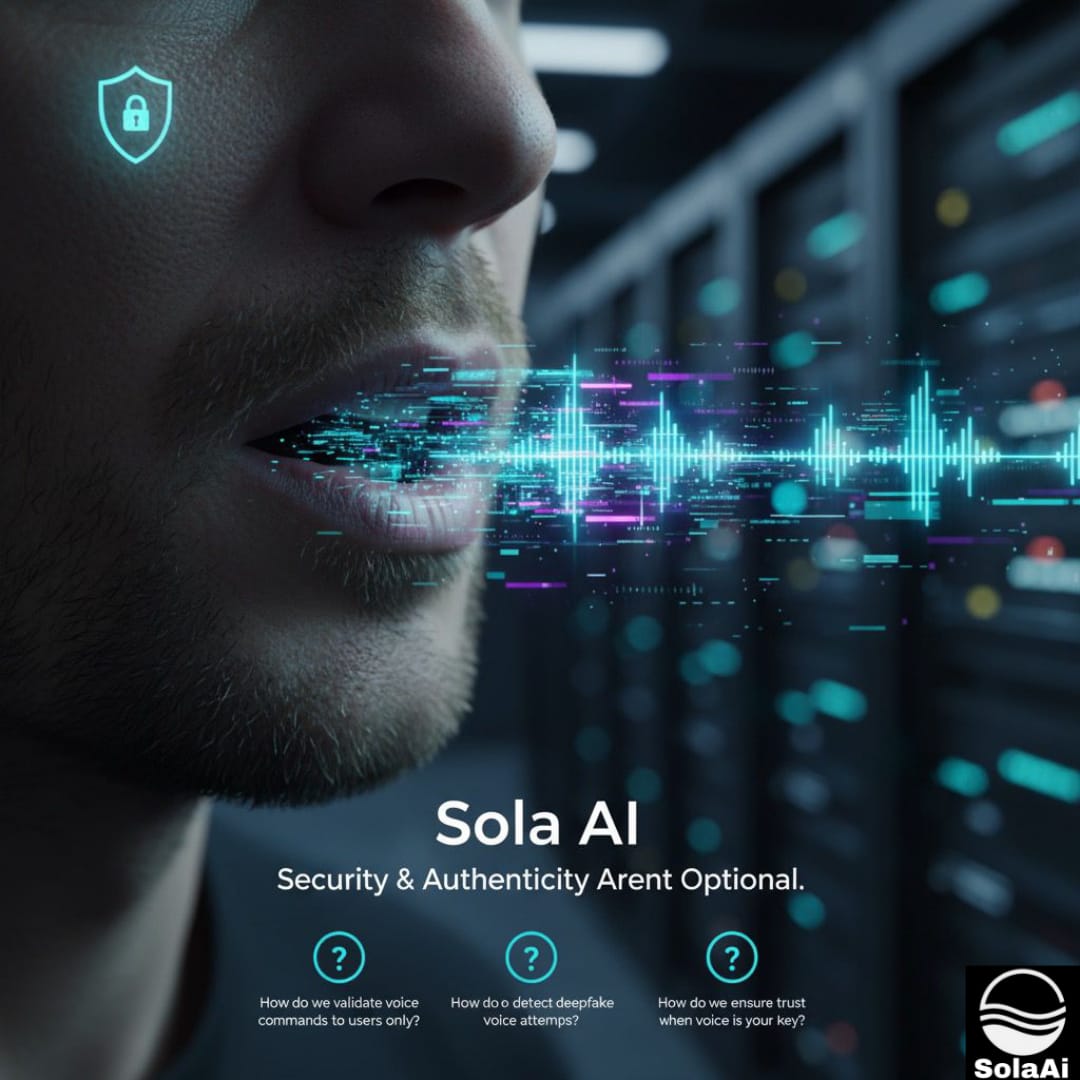 AI voice cloning is becoming scary real. Marco Rubio’s voice was cloned in impersonation attempts. 
As voice tech advances, security &amp; authenticity aren’t optional.

At Sola AI, we’re already asking
✔️How do we validate voice commands to users only?
✔️How do we detect deepfake