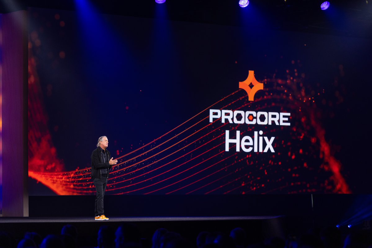 procoretech's tweet image. Major #ProcoreHelix innovations at #GBK25!
🔶 Procore Assist is now mobile, multilingual, & features Photo AI.
🔶 Procore Agent Builder (open beta) empowers you to create custom AI agents to automate workflows.
See the future of #ConstructionAI: procore.com/helix-intellig…