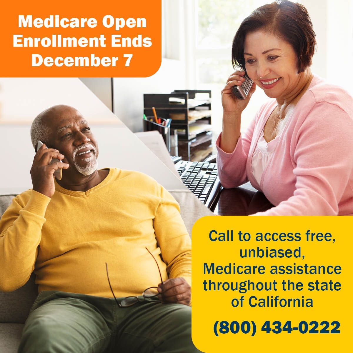 Medicare open enrollment period is currently underway and runs through Dec 7, 2024. Enrollees can now change health plans, including prescription drug plans. Contact the HICAP program &amp; schedule a free appointment with a counselor by calling 800-434-0222.
healthcarerights.org