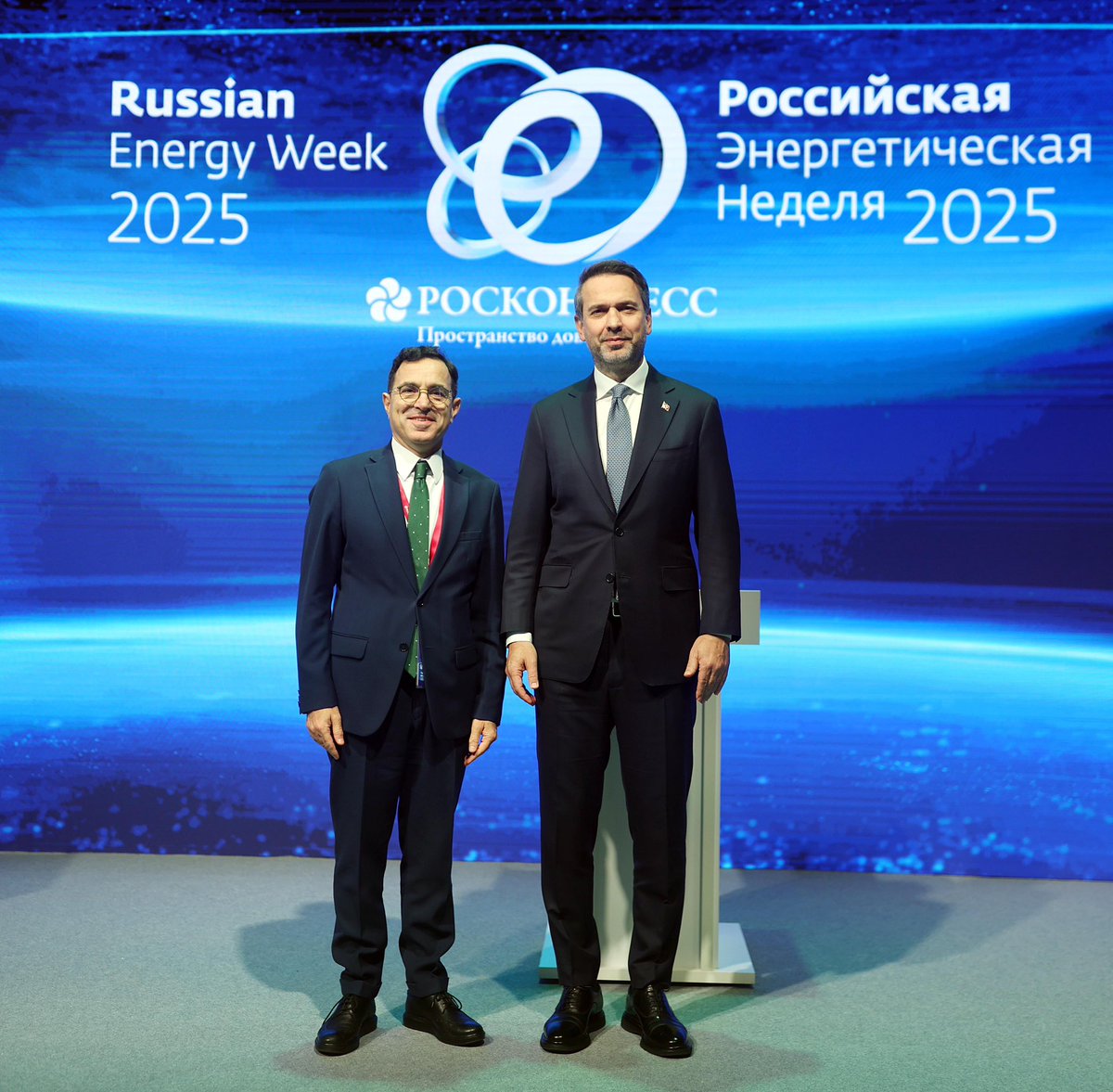 ⚡️ Enerji ve Tabii Kaynaklar Bakanımız Sayın Alparslan Bayraktar, Rus Enerji Haftası’na katılmak üzere Moskova’daydı. 

⚡️ Alparslan Bayraktar, the Minister of Energy &amp; Natural Resources of the Republic of 🇹🇷, was in Moscow to attend Russian Energy Week.

#EnergyDiplomacy