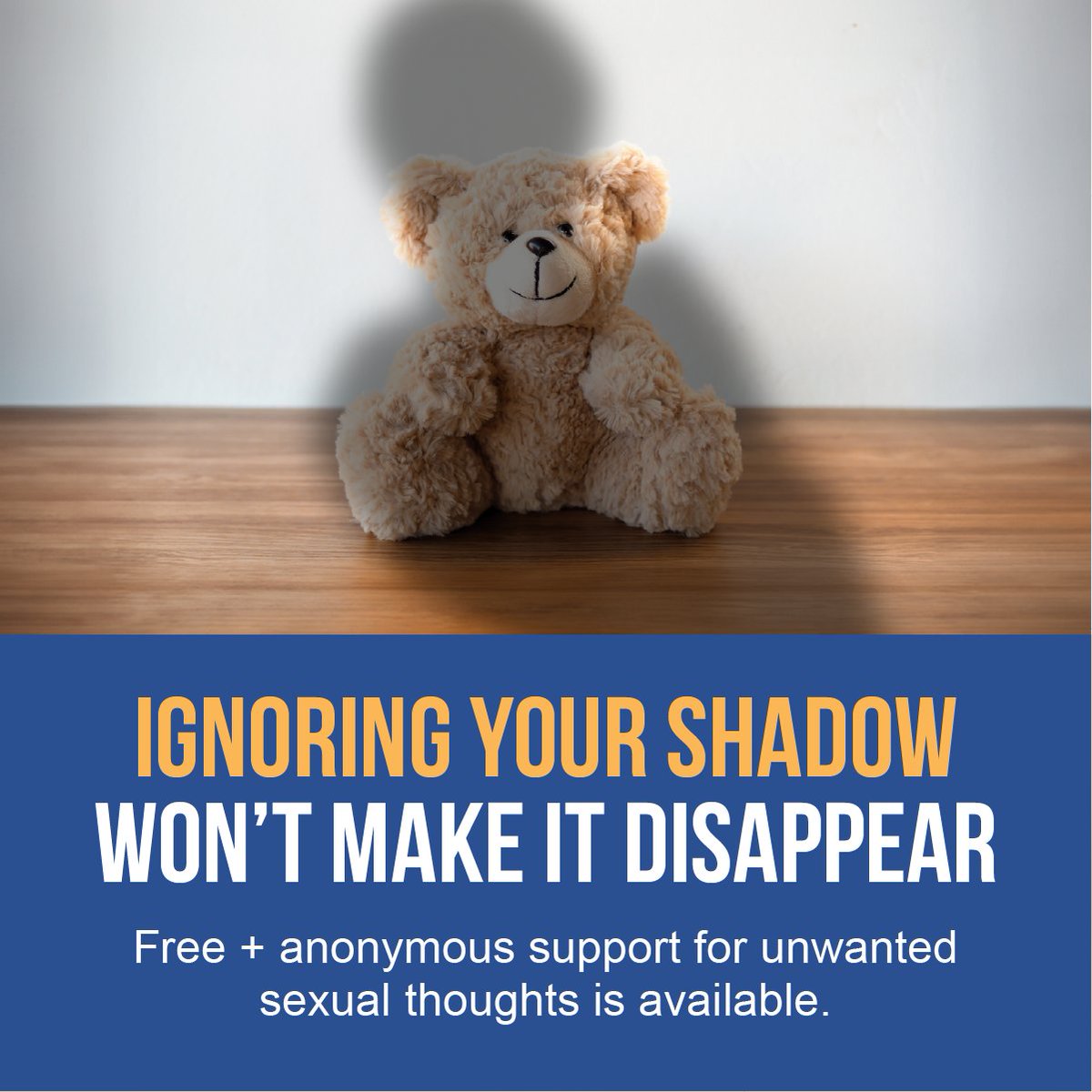Ignoring your struggles with unwanted sexual thoughts won’t make them disappear.

You can choose to take control. Free, anonymous, and compassionate support is just a click away ➡️ talkingforchange.ca.