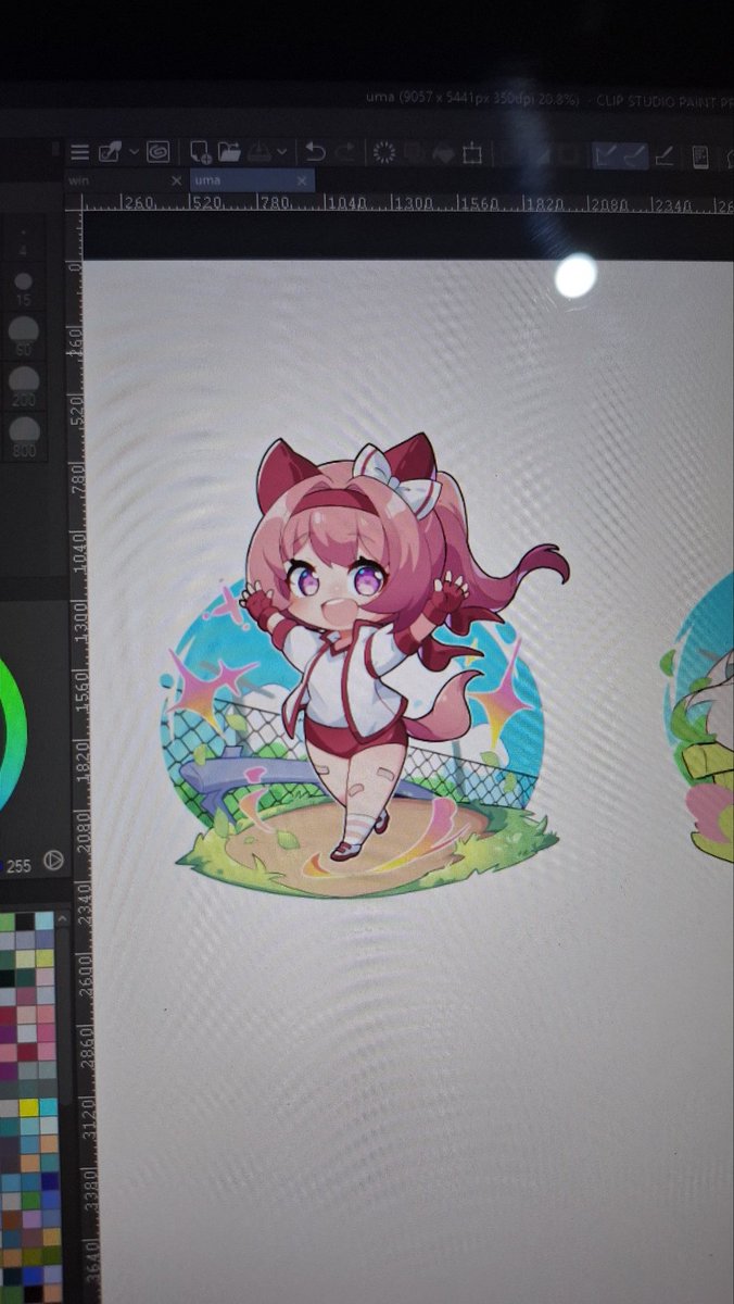 _tsuciya's tweet photo. WIP UMAZING
.
#chibi #kawaii #umamusume https://t.co/iqALNmNPIx