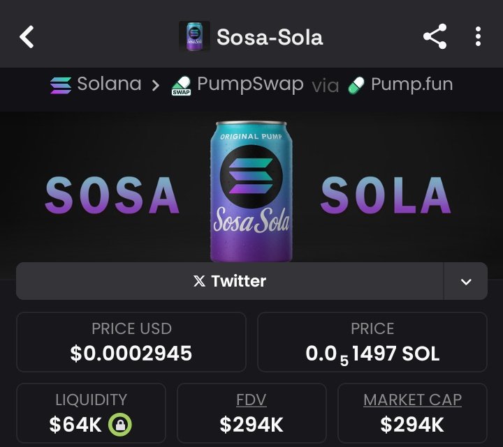 AlphaBankHQ's tweet photo. Guessers chase
Players prepare
#SOSASOLA was mapped at $28k mcap in my tg before it moved.
DM to join my TG β precision > prediction.
34PvSh3xP1mEv3VXcKbMMf1pbAwK1eZCLGAynzqkpump
#SolanaMemeCoins https://t.co/RrqgLzncMP