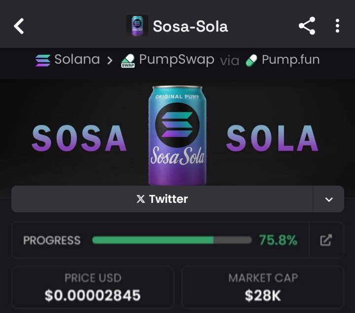 AlphaBankHQ's tweet photo. Guessers chase
Players prepare
#SOSASOLA was mapped at $28k mcap in my tg before it moved.
DM to join my TG β precision > prediction.
34PvSh3xP1mEv3VXcKbMMf1pbAwK1eZCLGAynzqkpump
#SolanaMemeCoins https://t.co/RrqgLzncMP