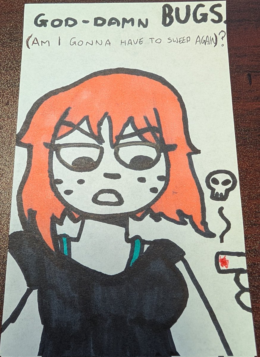 Kim isn't huge on bugs in her place.

The same rule applies to all bug-sized things....
#sizetwitter #giantess #kimpine