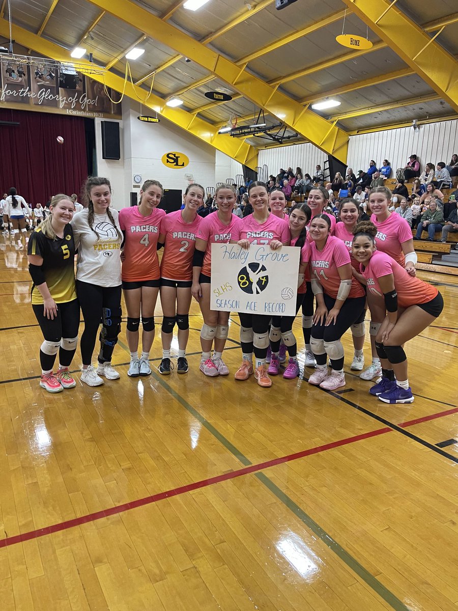 Congrats to Hailey Grove who has shattered the single season ace record!