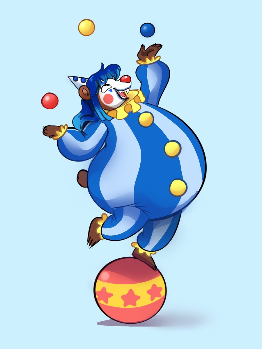 Come one! Come all! There was a mix up when I went to the circus, and it looks like I'm now their newest circus bear!

🎨: Princesscarnival ☁️🦋