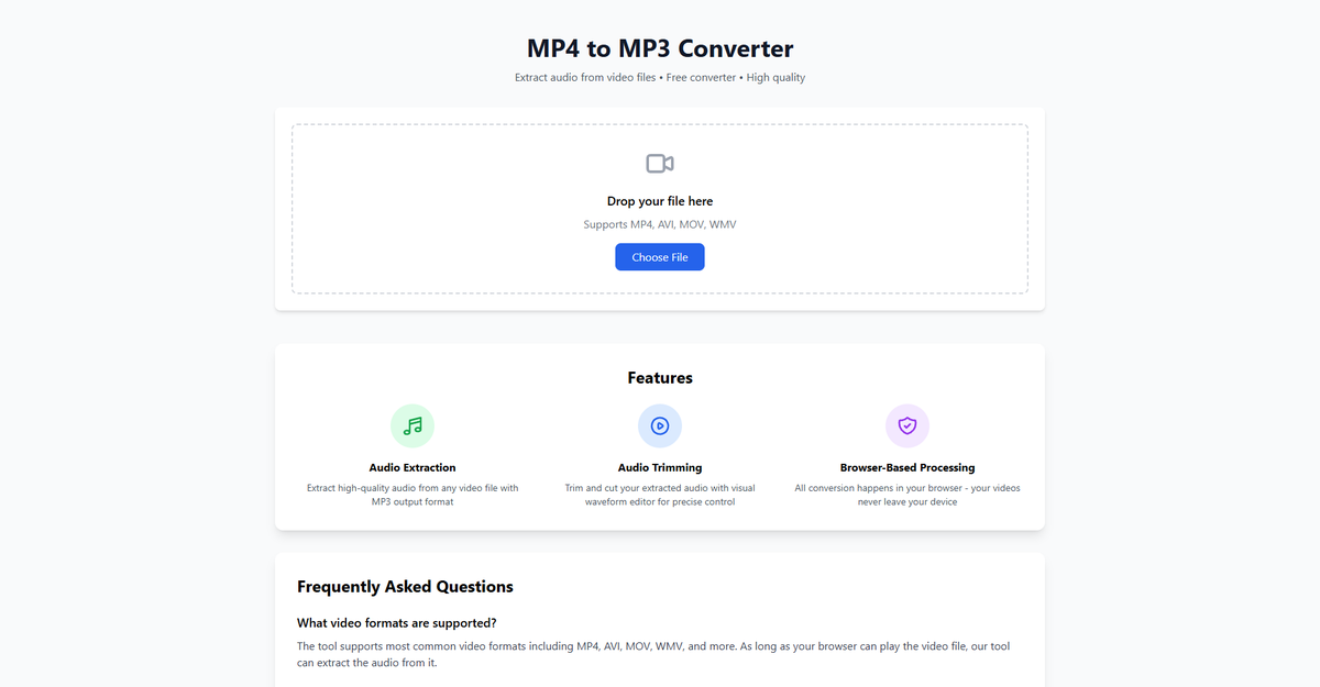 ZupTools's tweet image. 🎵 Convert your videos to MP3 effortlessly with our free tool! Trim audio and enjoy high-quality sound. Perfect for creating playlists, podcasts, or presentations. Try it now and keep your files secure! #AudioConversion #MP3Converter 🔄🎧 zuptools.com/en/tools/mp4-t…