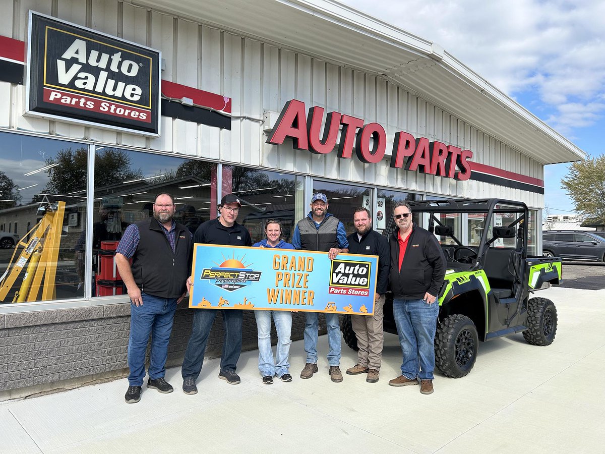 🎉🏆 Congrats to Terry W. from Heartland Tire in Wadena, MN — a 2025 Perfect Stop Powersports Giveaway Grand Prize Winner! 🏁 Terry took home an incredible Arctic Cat side-by-side! We hope you enjoy your new ride!💨🙌 #PerfectStop #AutoPros