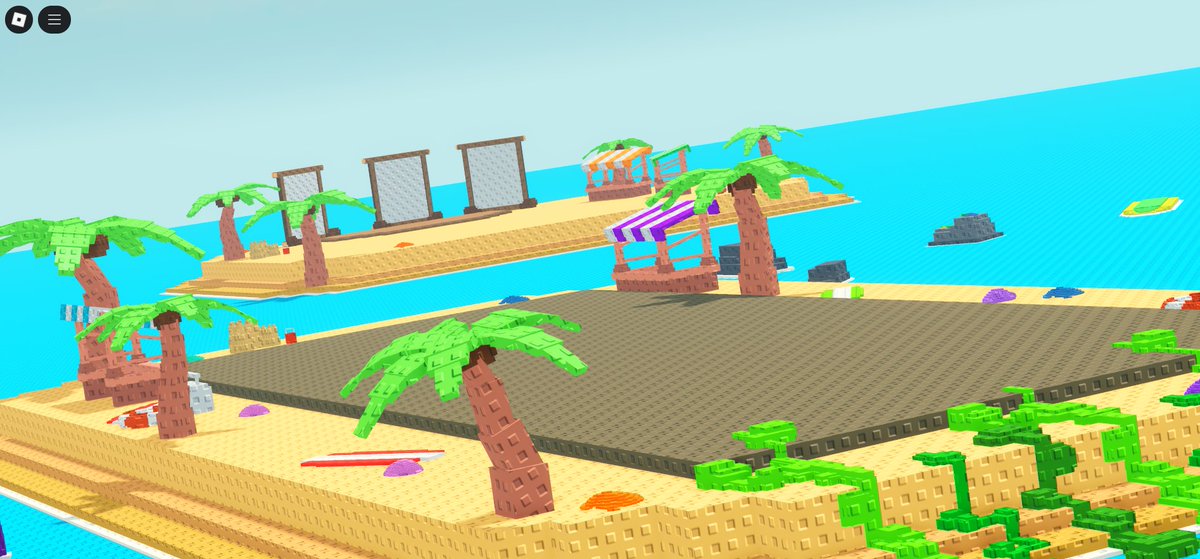 BielllDev's tweet image. 🌴 Seashell Bay Simulator – WIP
Bright skies, soft waves, and a few secrets under the sun… 🐚☀️
Just a calm tropical vibe in progress 🌊

📩Interested? DM biellx.dev (Discord)

#ROBLOX #RobloxDev #Robloxstuds