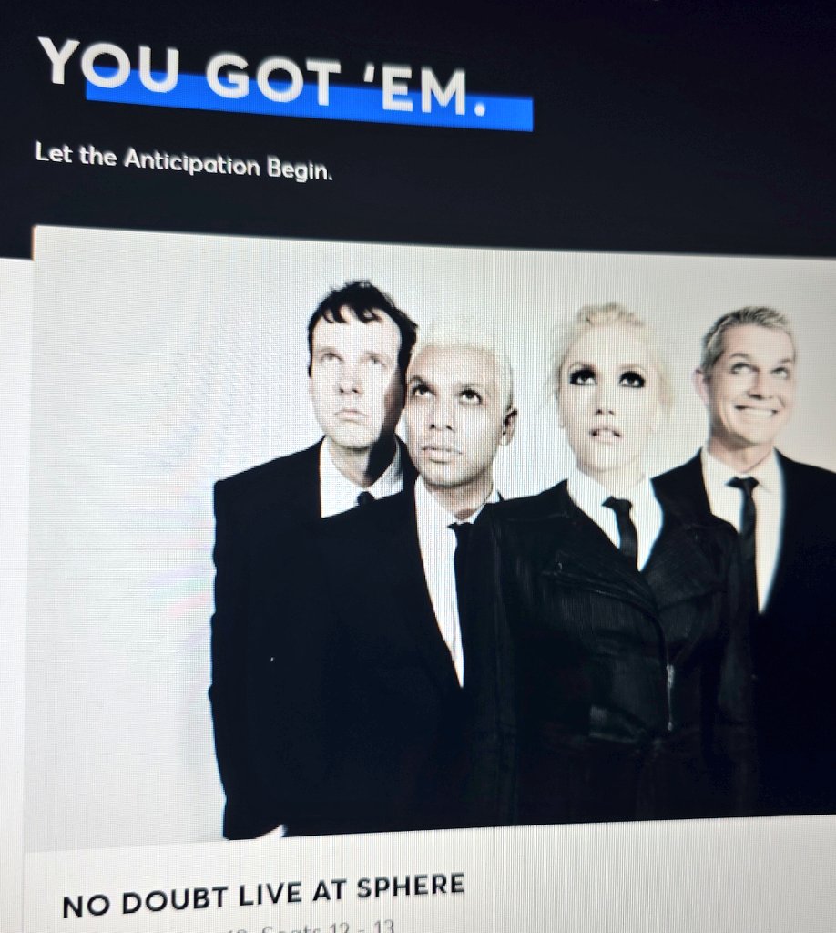 SEEING NO DOUBT IN VEGASSSS LETSSS GOOOOOOOO!