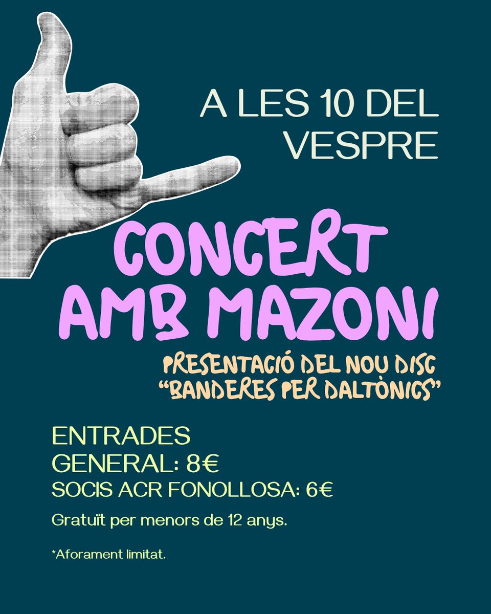 entrades.fila12.cat/Espectacle/Sho…

<a href="/mazonisongs/">Mazoni</a> 

Aquest dissabte a Fonollosa!
SANT GALDERIC FEST🥳