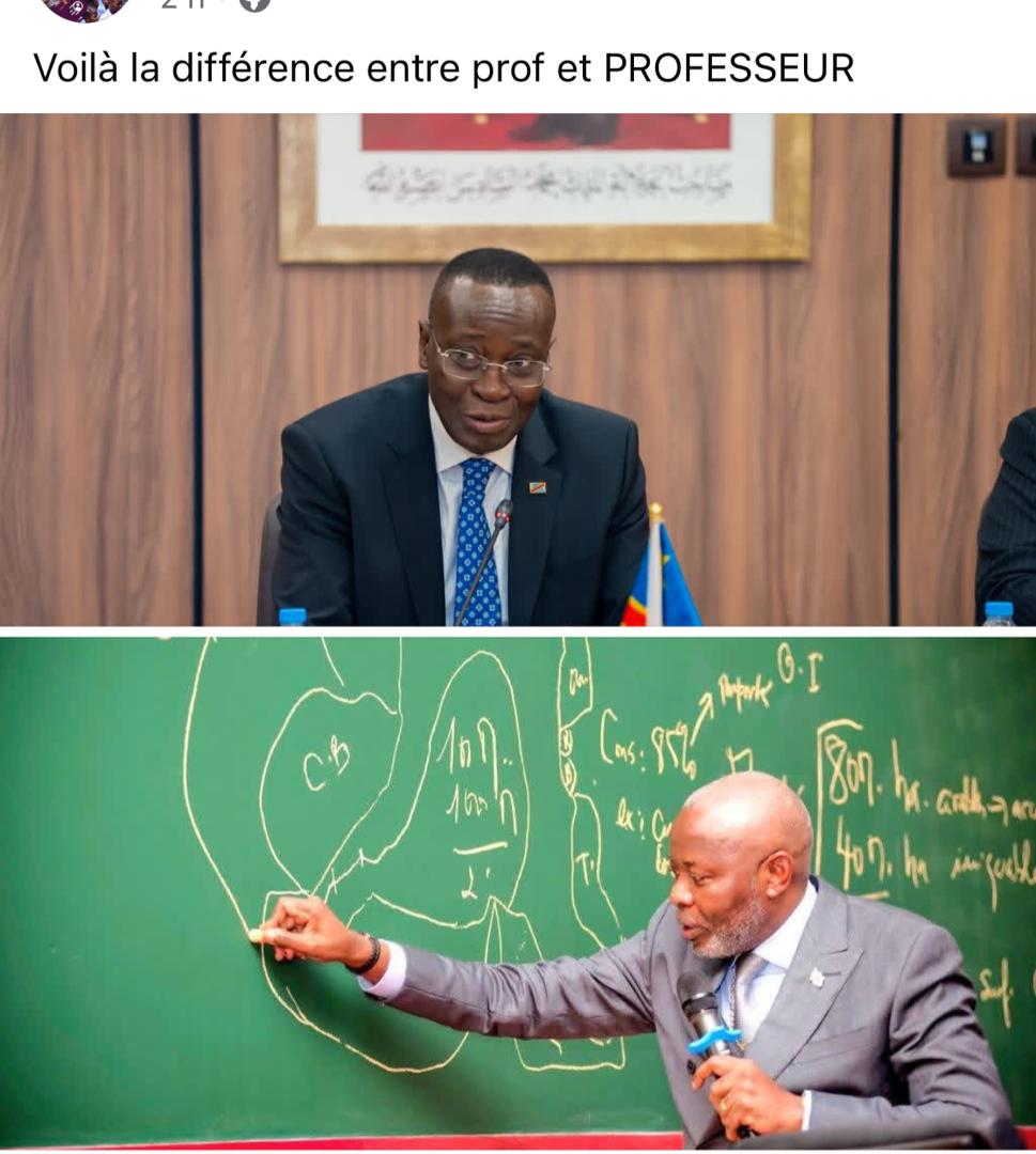 Affaire taux d'échange: je reviens avec cette image en réalité bokoyeba nani professeur et nani frappeur prof. Le temps restera un meilleur allié. <a href="/fatshi13/">Félix A. Tshisekedi</a>
<a href="/VitalKamerhe1/">Vital Kamerhe</a> <a href="/BillyKambale1/">Billy Kambale</a> <a href="/GaborienM/">Hon Gaborian Mboma kumeza</a> <a href="/JolMongu2/">Prés. Joël MONGU</a> <a href="/KamusakyJossar1/">kamusaky jossard HG</a> <a href="/Jacobomelunga/">Jacob Kitondo JK</a> <a href="/freddy_lubanga9/">Freddy Lubanga Ngandu 🇨🇩</a>