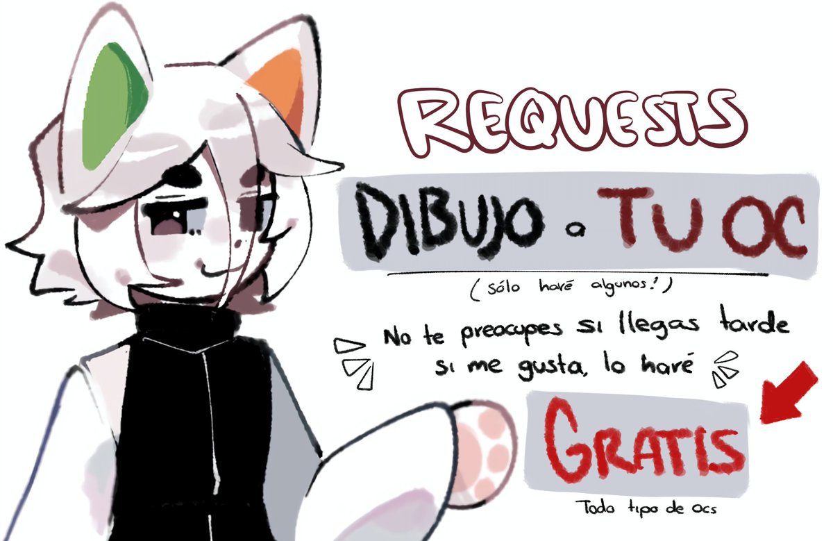 GoldenMego's tweet image. Hola no sabía que publicar así que préstenme a sus ocs, nomás van a ser doodles simples
