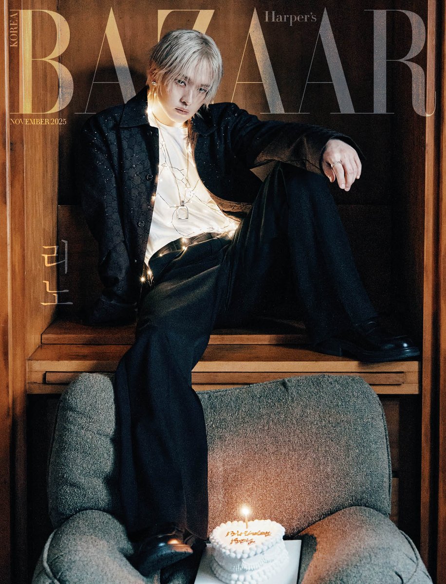 HARPER'S BAZAAR 바자 : 11월 [2025]

* 표지 : 스트레이키즈 리노 (A~C형 3종 커버) 
* 부록 : 리노 포스터 1매
* 주요기사 : 리노 16p, 닝닝 16p, 엔하이픈 16p, 엔믹스 설윤&amp;지우 8p
* 예약판매 : ye4.kr/QJ115

#리노 #LEEKNOW
#스트레이키즈 #StrayKids 
<a href="/Stray_Kids/">Stray Kids</a>