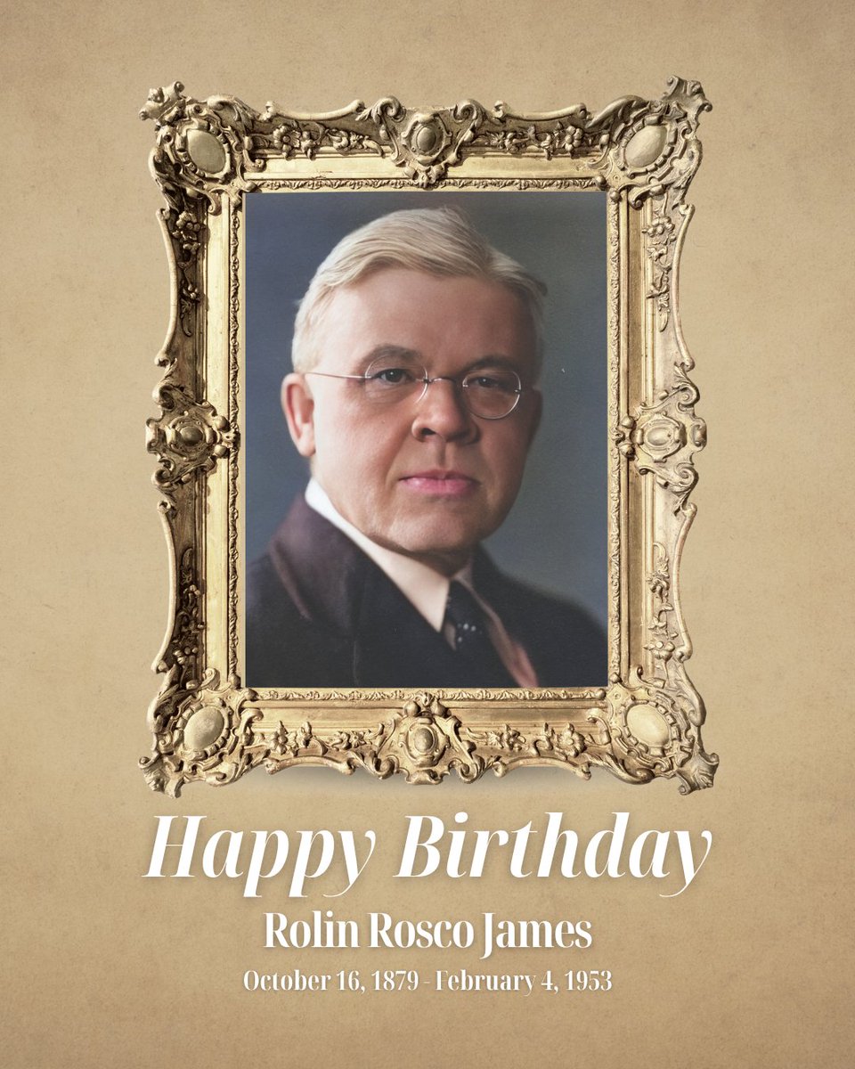 SigmaPi's tweet image. Happy birthday to Founder Rolin Rosco James! Born in Lincolnville, Indiana. James graduated from Vincennes University in 1900; A. B., Earlham College, 1902; studied at Harvard Law School. He was, by profession, a consulting attorney.