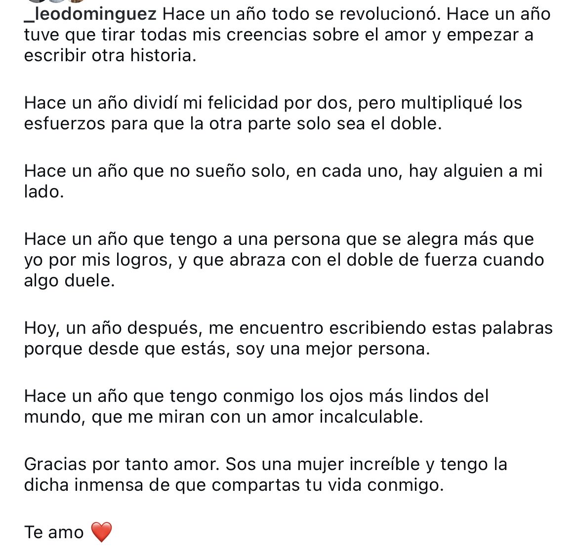 Yo realmente todavía no puedo creer que alguien me ame así y me escriba esto !!!! 😭❤️