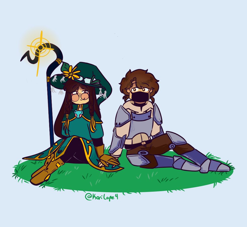 🧙‍♂️💚🧡⚔️
|| #MitologiasRPG #ErikaFanart #aquinofanart