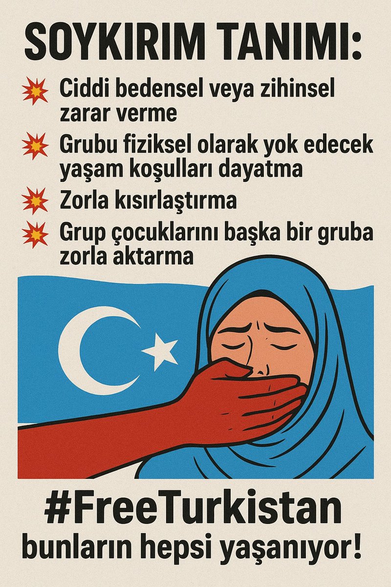 STOP THE KILLINGS &amp;THE TORTURES AGAINST UIGHUR PEOPLE (UYGUR KARDESLERIMIZE KARSIN YAPILAN EZIYET VE ISKENCEYE SON VERIN)
#zulumvar #FreeTurkistan
<a href="/RTErdogan/">Recep Tayyip Erdoğan</a> 
<a href="/TBMMresmi/">TBMM</a>
<a href="/ChinaDaily/">China Daily</a> <a href="/MSNBC/">MSNBC</a> <a href="/UNHumanRights/">UN Human Rights</a> <a href="/UNOCHA/">UN Humanitarian</a> <a href="/OHCHRAsia/">UN Human Rights Asia</a> <a href="/chinascio/">China SCIO</a> <a href="/MFA_China/">CHINA MFA Spokesperson 中国外交部发言人</a> <a href="/realDonaldTrump/">Donald J. Trump</a> <a href="/TheChineseGovt/">China (Official)</a>