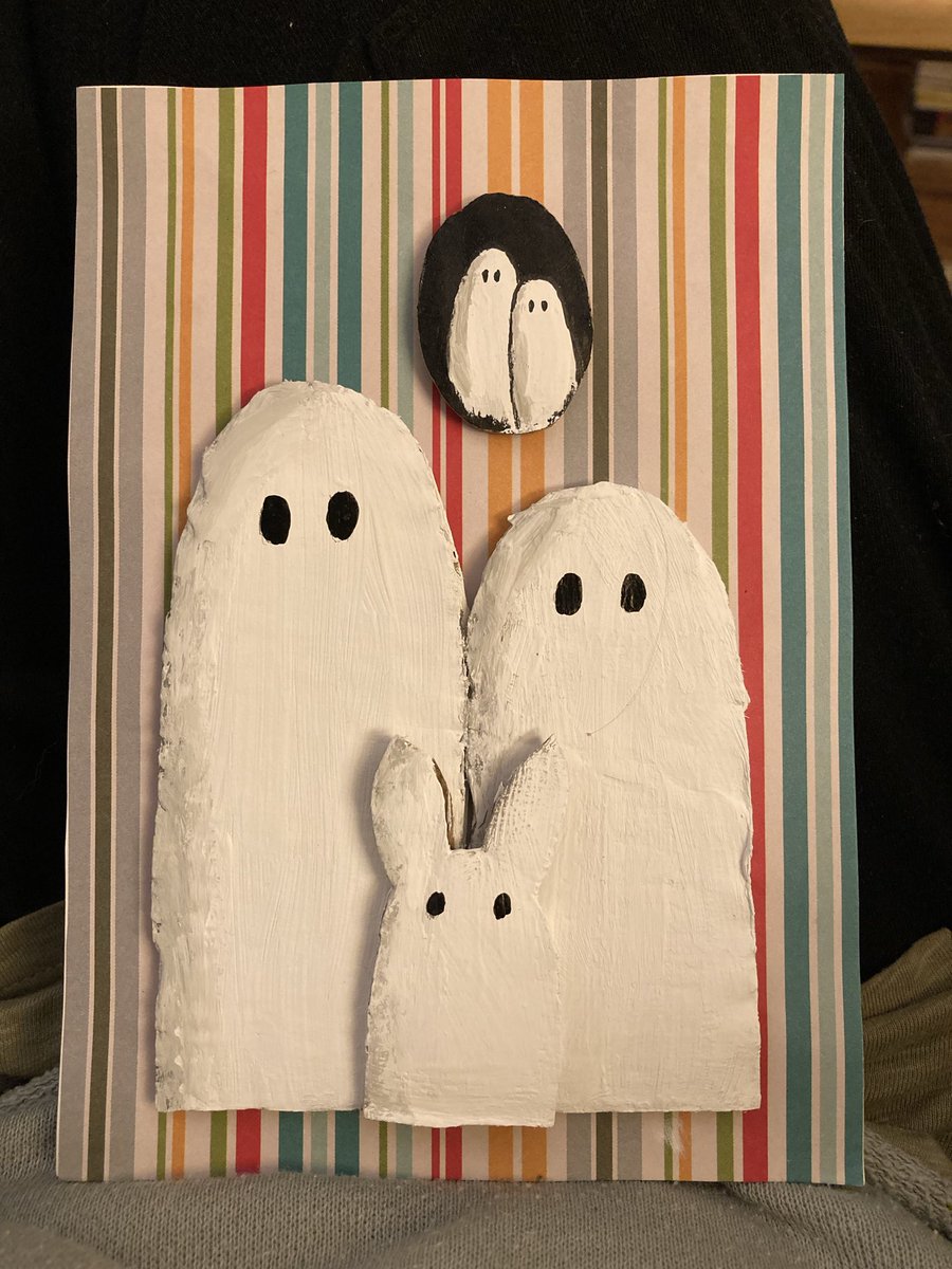 Did a ghost family portrait program for fall break at the library. I think mine came out pretty well 🤣