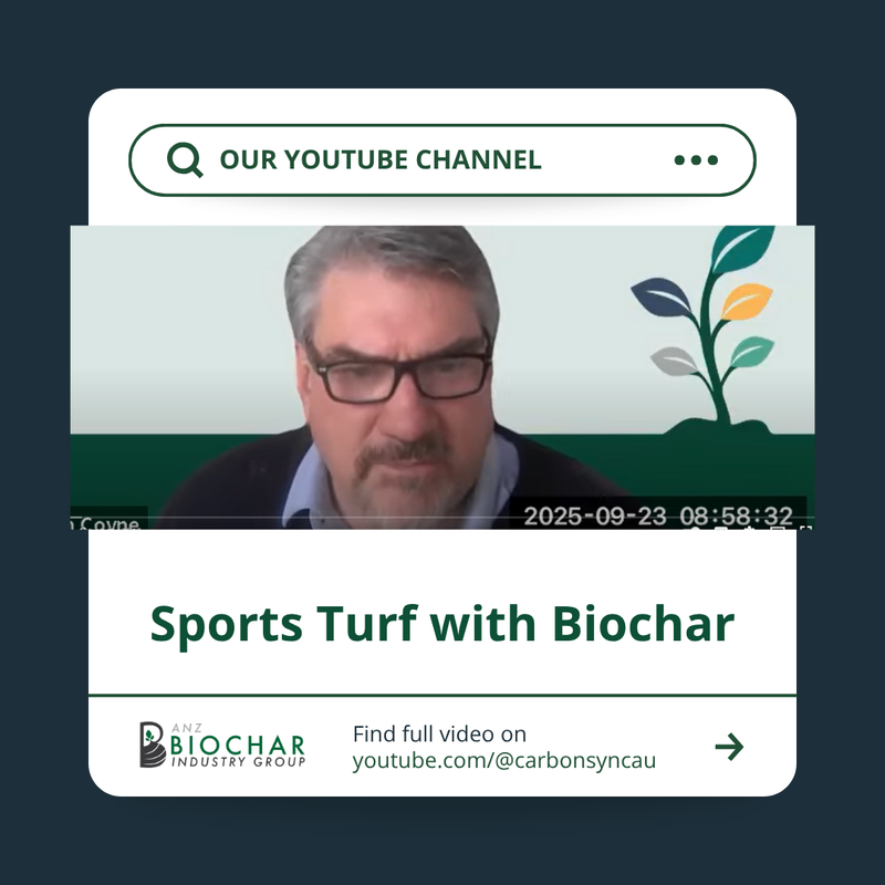 What if biochar could turn sports turf into a profitable AND sustainable asset? 🌱 

🎧 Tune in to learn how biochar boosts turf resilience, aesthetics, and soil health: youtube.com/watch?v=HXnH34…