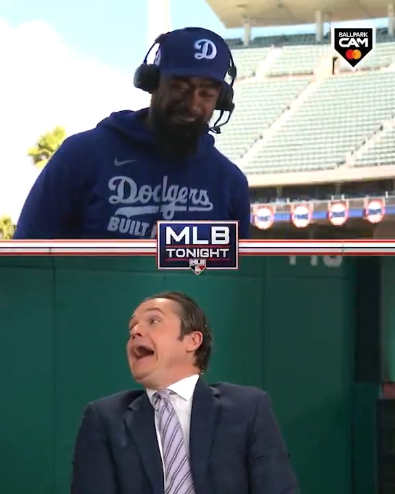 Teoscar Hernández had a hilarious reaction to #MLBTonight asking him about Sal Frelick's wild double play in Milwaukee 🤣 