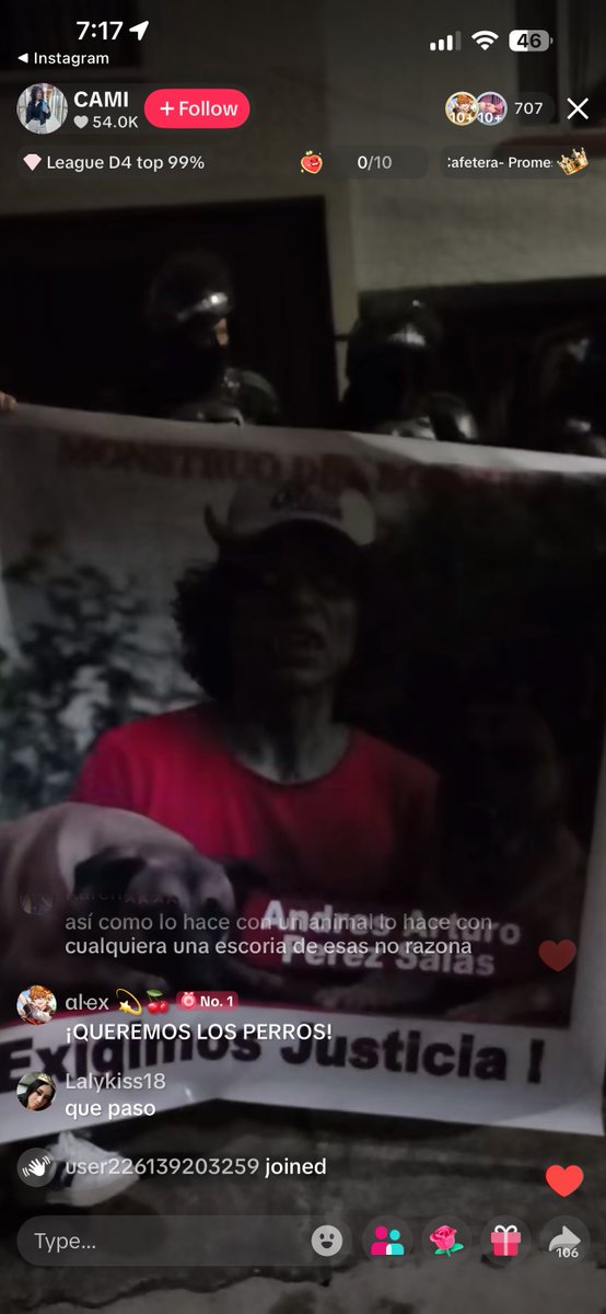 GabrielAmaranto's tweet photo. @andrespreciadop en Pasto Nariño Andres Arturo Perez Salas. Hijo de un magistrado tiene amenazado al municipio por dos mil millones de pesos. Lo protege el ESMAD y no le aplican la ley ángel https://t.co/2hpbW5DgVH