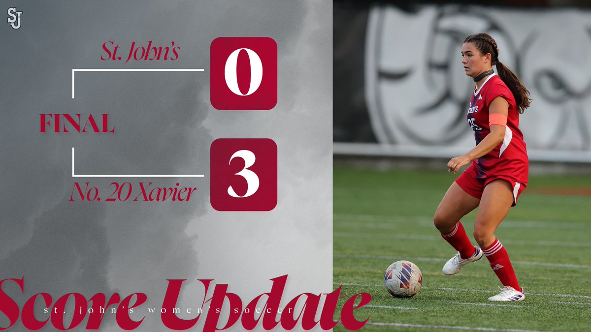 Final. 

St. John's will be back in action in Queens on Oct. 22 when it hosts Butler at 7 p.m.

#RedStorm