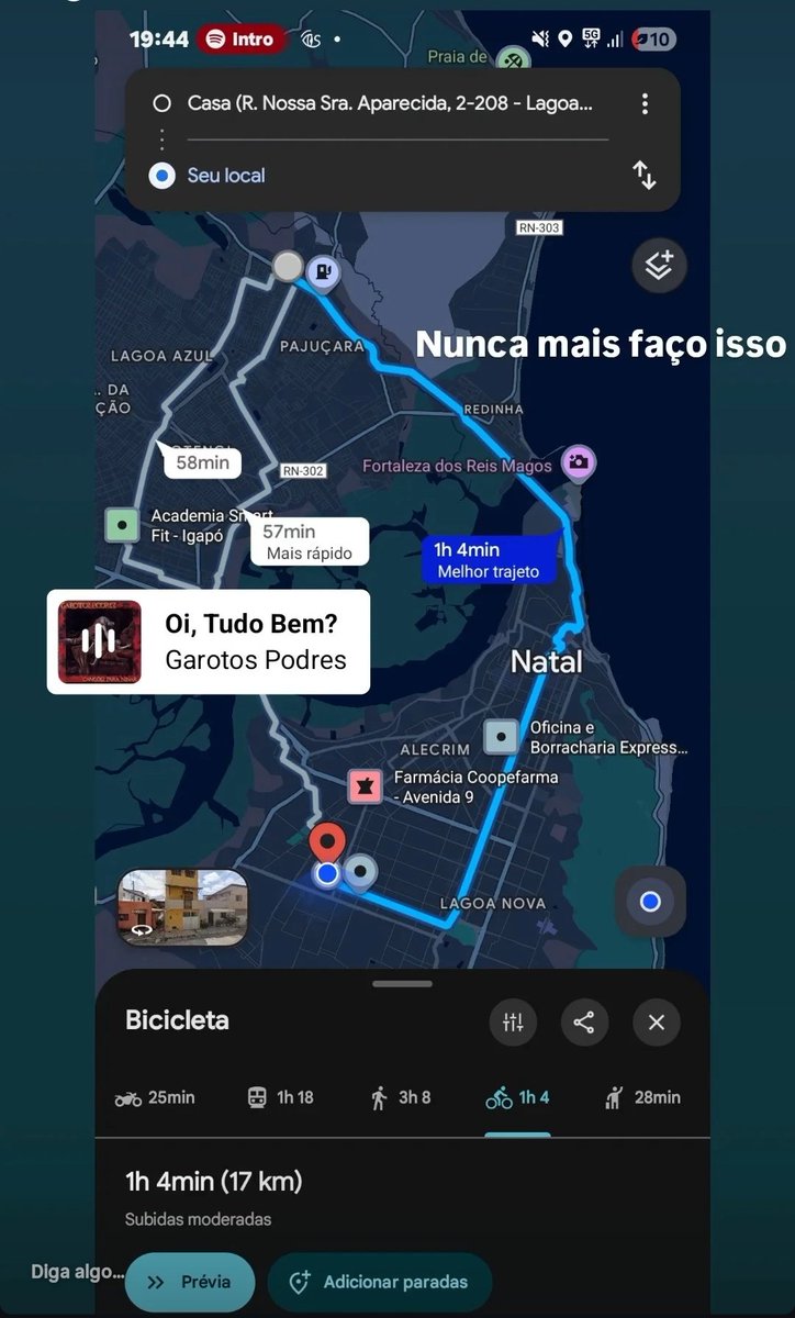 Boe pedalei uns 15 km de bike e eu simplesmente não sinto minhas pernas.