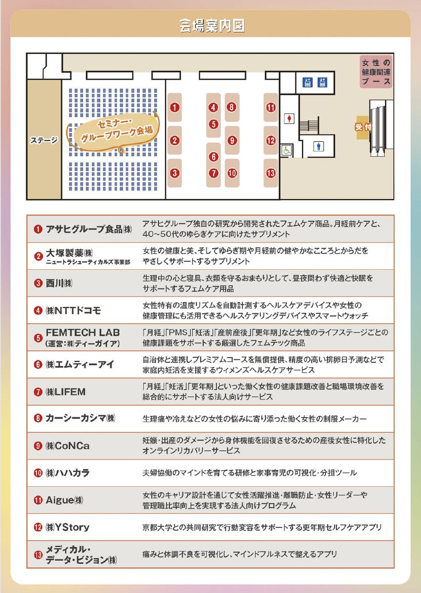 宇都宮市様主催の「フェムテックフォーラム2025」が開催されます。

日　時　：　11月17日（月）10時〜16時30分
場　所　：　ライトキューブ宇都宮　中ホール

今回協議会はご協力という形で参画させて頂いております。

お申し込みはこちら
e-ve.event-form.jp/event/111581/o…