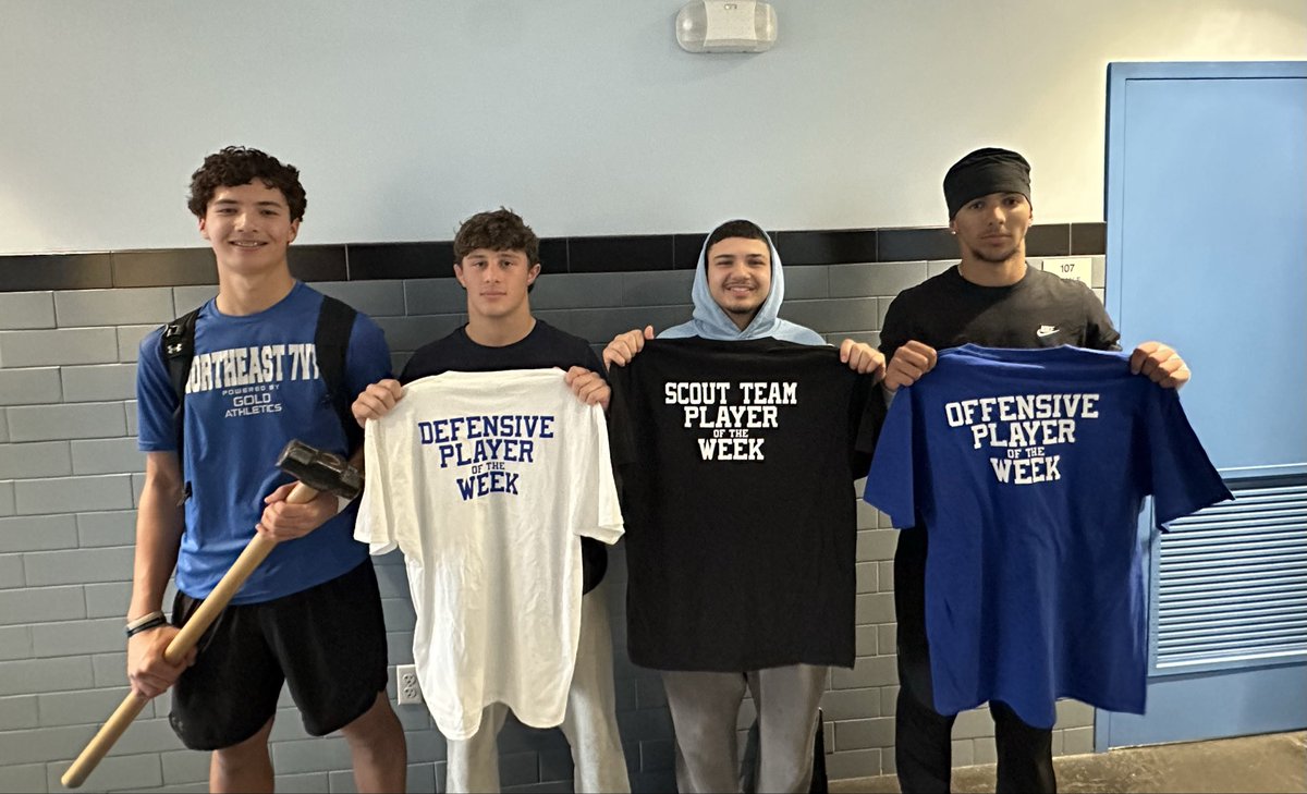 Congratulations to Josh Defatima, Anthony DeMaio, Cole Smith, and Jazmany Caraballo for being our Players of the Week for Methuen High School Football for a huge win over Central Catholic! Keep it rolling! <a href="/JDeFatima_/">Joshua DeFatima</a> <a href="/Cole_Smith16_/">Cole Smith</a>