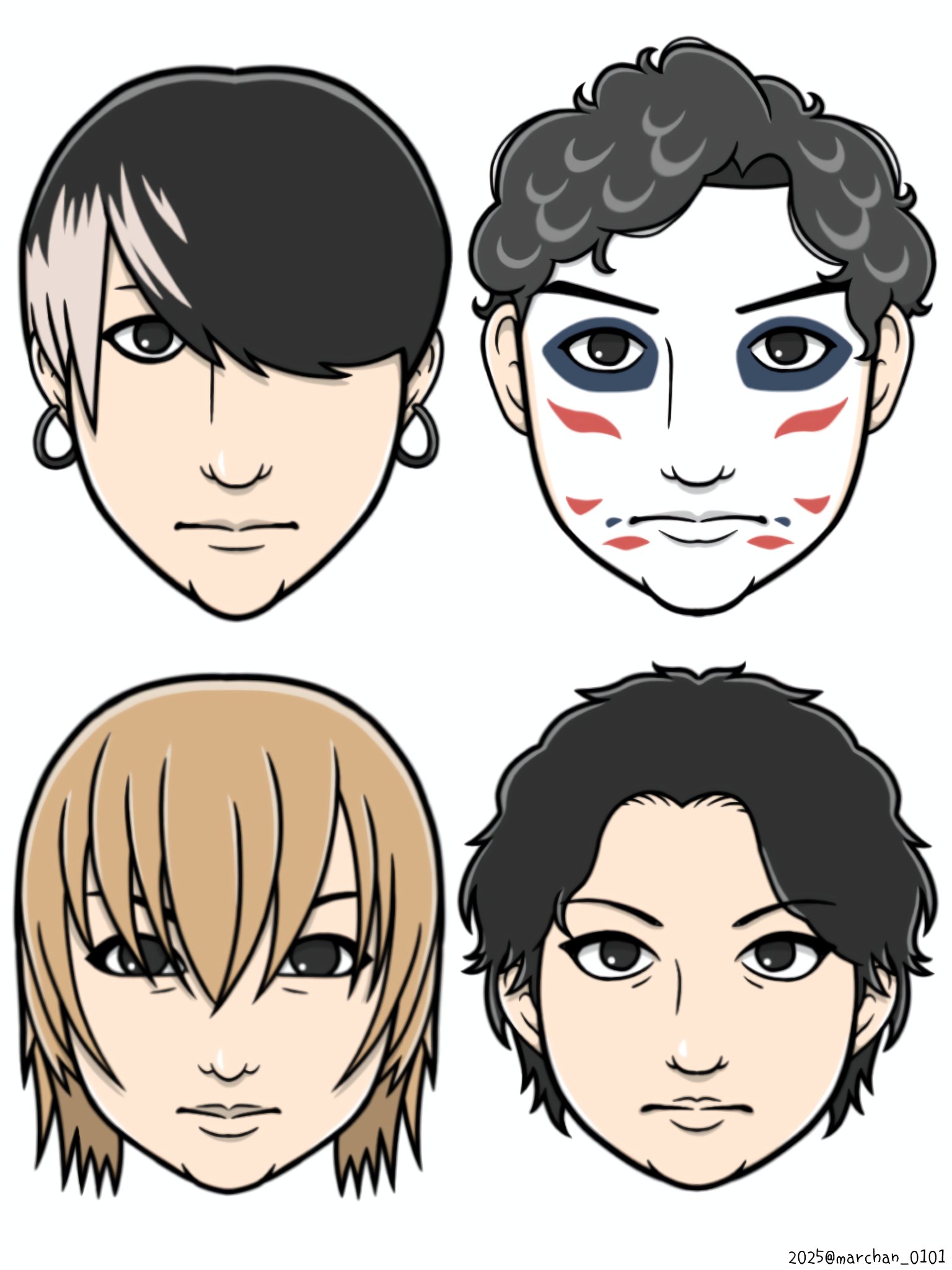 ま1617　似顔絵 marchan まーちゃん on X: 